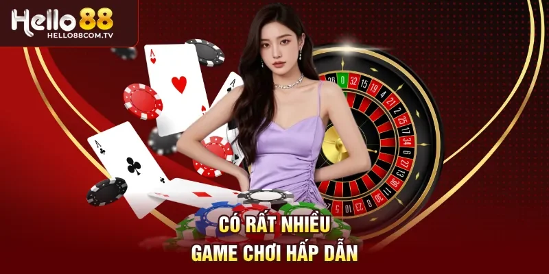 Có rất nhiều game chơi hấp dẫn
