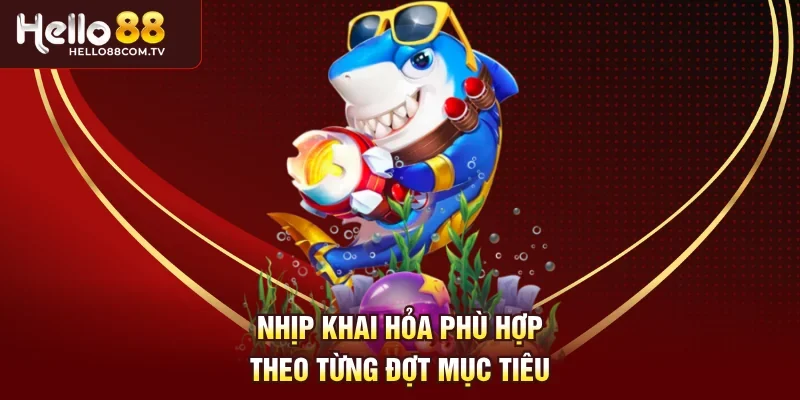 Nhịp khai hỏa phù hợp theo từng đợt mục tiêu
